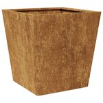 vidaXL Jardinière 40x40x40 cm acier résistant aux intempéries
