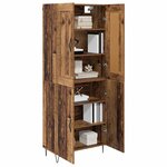 vidaXL Haut Armoire Bois Ancien 69 5 x 34 x 180 cm Bois d'ingénierie