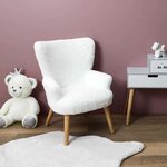 Fauteuil enfant imitation fourrure helsinki