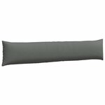 vidaXL Coussins de canapé 2 Pièces Gris foncé 200 x 40 cm tissu