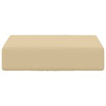 vidaXL Coussin de Siège d'Extérieur Beige 40 x 40 x 8 cm