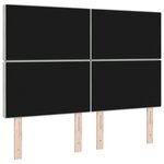 vidaXL Tête de lit LED gris clair 72 cm Velvet