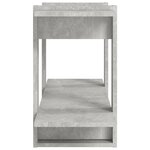 vidaXL Bibliothèque Gris béton 100x30x51 cm bois d'ingénierie