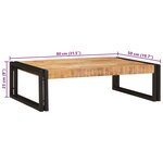vidaXL Étagère de salle de bain avec étagère 80 x 50 x 23 cm