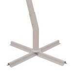 vidaXL Parasols d'extérieur Beige Polyester