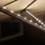 Guirlande solaire led solar strip blanc plastique 3m