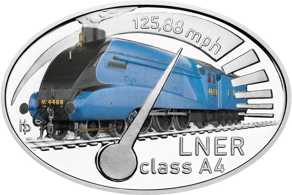 Monnaie LNER CLASS A4 Class A4 Famous Steam Locomotives 1 Oz Argent 1$ Niue 2026