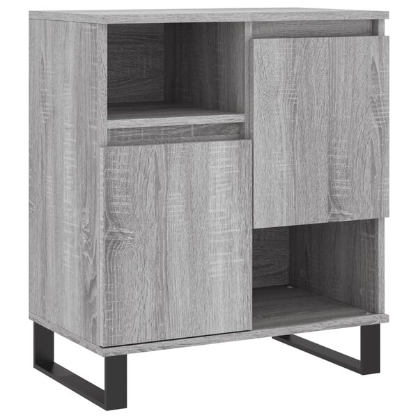 vidaXL Buffet Sonoma gris 60x35x70 cm Bois d'ingénierie