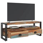 vidaXL Meuble TV Bois de récupération massif