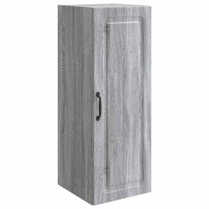 vidaXL Armoire Murale Sonoma gris 33 x 34 5 x 90 cm Bois d'ingénierie