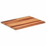 vidaXL Dessus de table bois massif d'acacia 25-27 mm 60x80 cm