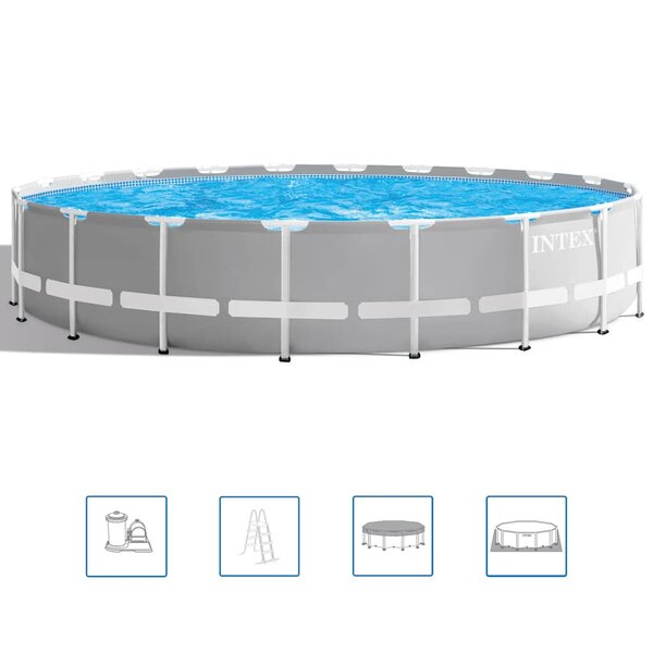 Intex Ensemble de piscine Prism Frame 610 x 132 cm 26756GN
