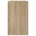 vidaXL Table de chevet Chêne sonoma 50x36x60 cm Bois d'ingénierie