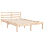 vidaXL Cadre de lit sans matelas bois de pin massif