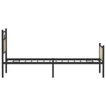 vidaXL Cadre de lit sans matelas chêne sonoma 80x200 cm