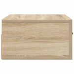 vidaXL Tables de chevet murales 2 Pièces Chêne sonoma 35x35x20 cm