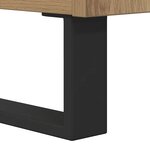 vidaXL Armoire à disques chêne artisanal 84 5x38x48 cm bois ingénierie