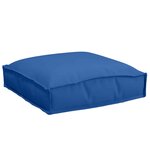 vidaXL Coussin pour assise de palette 2 Pièces Bleu royal 40 x 40 x 8 cm