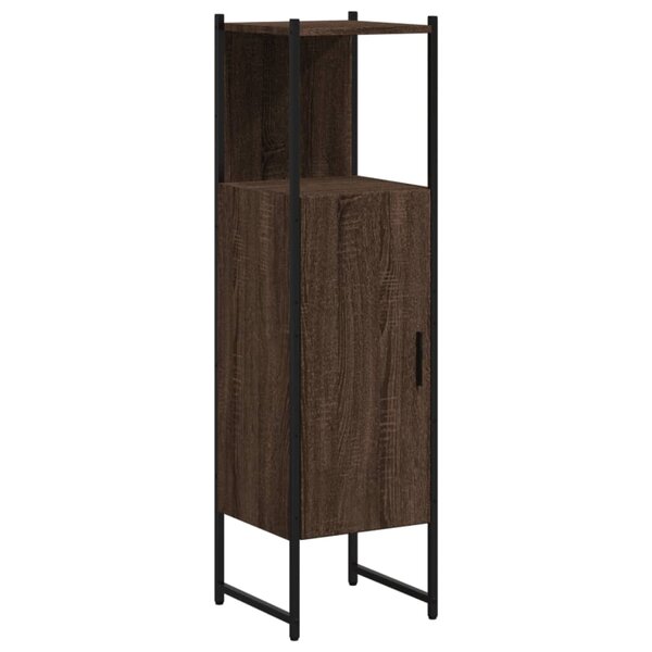 vidaXL Armoire de salle de bain chêne marron 33x33x120 5 cm