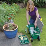 Draper Tools Chariot à outils et siège de jardin 56x27 2x30 4 cm 60852