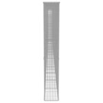 vidaXL Mur à gabion avec couvercles Acier galvanisé 900 x 50 x 200 cm