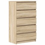 vidaXL Commode Chêne sonoma 60x36x103 cm Bois d'ingénierie