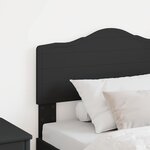 vidaXL Tête de lit Chêne noir 80 cm Bois d'ingénierie