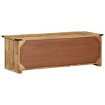 vidaXL Meuble TV avec portes 105x35x36 cm bois massif de manguier