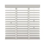 Decosol Store horizontal Bois 50 mm 100x130 cm Blanc