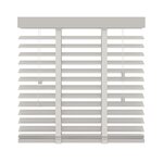 Decosol Store horizontal Bois 50 mm 100x130 cm Blanc