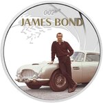 Pièce de monnaie en Argent 1 Dollar g 31.1 (1 oz) Millésime 2024 James Bond 007 JAMES BOND