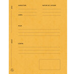 Pack de 25 chemises Avocat imprimées Plaidoirie 25x32 cm 265g Jaune x 5 EXACOMPTA