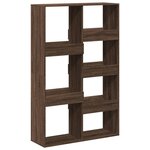 vidaXL Cloison de séparation chêne marron bois d'ingénierie