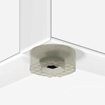 vidaXL Porte-parapluie Blanc 25 x 24 5 x 64 cm Bois d'ingénierie