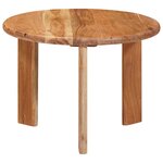 vidaXL Tables basses gigognes 2 Pièces Marron Bois d'Acacia Massif
