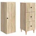vidaXL Ensemble de Meubles 2 Pièces 33 x 34 5 x 90 cm Bois d'ingénierie