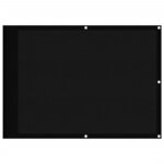 vidaXL Écran de balcon noir 75x1000 cm 100  polyester oxford