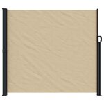 vidaXL Auvent latéral rétractable beige 180x600 cm
