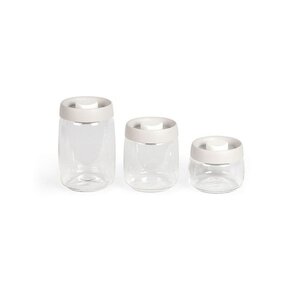 3 bocaux sous vide 400 ml 800 ml et 1 2 L - Verre borosciliate compatible congélation