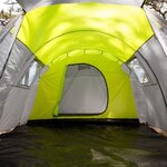 SURPASS - Tente de camping tunnel - 5 personnes - Vert & Gris