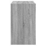 vidaXL Armoire à chaussures sonoma gris 80x42x69 cm bois d'ingénierie