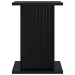 vidaXL Support de Plante Noir 30 5 x 30 x 43 cm Bois d'ingénierie