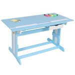 Bureau enfant meuble chambre bleu plateau inclinable 2608005