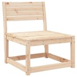 vidaXL Salon de jardin 4 Pièces bois massif de pin