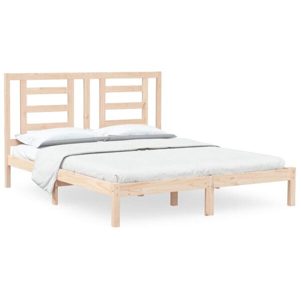 vidaXL Cadre de lit sans matelas 150x200 cm bois de pin massif