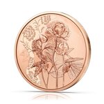 Pièce de monnaie 10 euro Autriche 2024 – Pivoine