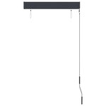 vidaXL Store roulant d'extérieur 80x250 cm Blanc et orange
