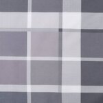 vidaXL Coussin de palette motif à carreaux gris 70x70x12 cm tissu