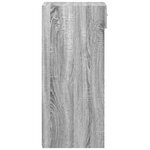 vidaXL Buffet sonoma gris 30x42 5x93 cm bois d'ingénierie
