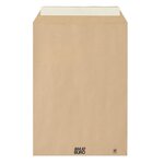 Boîte de 250 pochettes administratives kraft 229x324 mm format c4 - avec bande protectrice  sans fenêtre - maxiburo